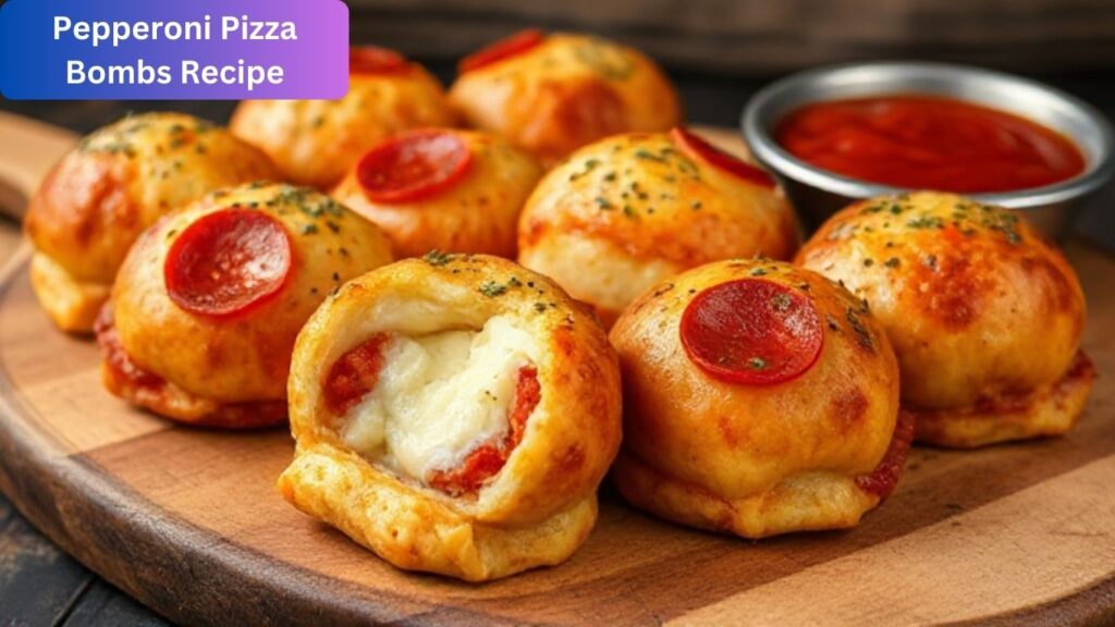 Pepperoni Pizza Bombs Recipe